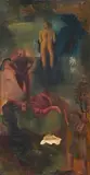 Bloodlines by Nalini Malani, Oil on canvas, sold Jun 2024