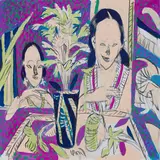 Untitled by K. G. Subramanyan, Gouache on board, sold Jun 2024