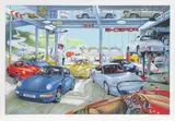 Porsche 911 by Daniel Authouart, Farboffsetlithographie, sold Mar 2026