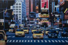 Times Square by Luigi Rocca, Giclée/Leinwand, sold Mar 2026