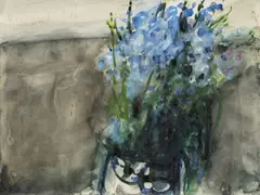 Vergissmeinnicht by Klaus Fußmann, 1981, Aquarell, sold Mar 2026