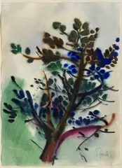 Baumkrone by Siegward Sprotte, 1972, Gouache, sold Mar 2026