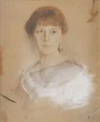 Portrait einer Dame by Franz von Lenbach, Pastell/Karton, sold Nov 2025