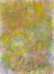 Komposition by Gotthard Graubner, 1983, Gouache, sold Nov 2025