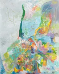 Vogelhochzeit by Bernard Schultze, 2001, Öl/Leinwand, sold Sep 2025