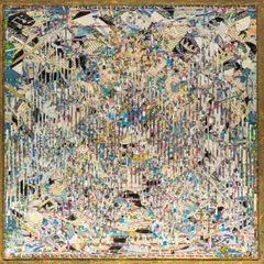 Les Prechalles by Oscar Edwards, 1977, mixed media collage, sold Dec 2025