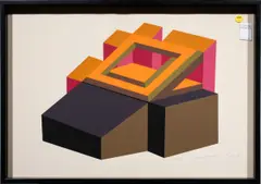 Orange Monday by Michael Challenger, 1971, serigraph, sold Dec 2025