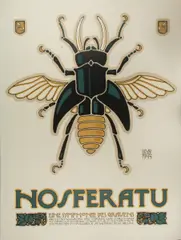 Hosferatu Poster by David Lance Goines, 1977, lithograph, sold Dec 2025