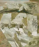 Untitled by Ram Kumar, Oil on canvas, sold Oct 2024