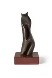Maquette for Nari by Amarnath Sehgal, 1973, Bronze, sold Oct 2024