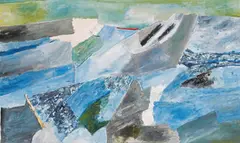 Untitled by Ram Kumar, 1995, Acrylic on canvas, sold Oct 2024