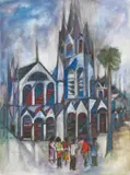 School Days Revisited by Akkitham Narayanan, 1963, Oil on canvas, sold Oct 2024