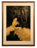 Orchides by Louis Icart, 1937, Etching aquatint, sold Mar 2026