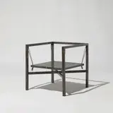 Chaise « Sensillon » Modèle créé circa 1988 by Christoph R. Siebrasse, A steel, marble and metal cable “Sensillon” chair by Christoph R. Siebrasse, sold Mar 2026