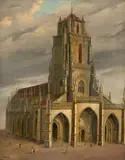 Vue de la cathédrale de Berne by Karl Howald, Huile sur toile (Toile d’origine), sold Jul 2026