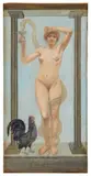 Ygieia by Armand Rassenfosse, circa 1895-1900, Pastel sur papier, sold Apr 2026