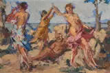 La danse des Nymphes by Ker-Xavier Roussel, Huile sur carton, sold Apr 2026