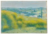 Paysage près de Cailhau by Achille Laugé, circa 1930, Pastel sur toile, sold Apr 2026