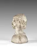 La Polonaise d'après l'actrice Maria Mrozińska by Émile Antoine Bourdelle, 1911, Plâtre, sold Apr 2026