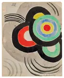 Etude n°1273a. by Sonia Delaunay, 1928, Aquarelle sur papier, sold Apr 2026