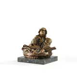 Petite musicienne by Ossip Zadkine, 1965, Bronze à patine dorée, sold Apr 2026
