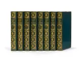 The Poetical works. by Byron, 8 vol. in-8, maroquin bleu acier, trois filets dorés en encadrement sur les plats, dos à nerfs orné de motifs dorés, têt, sold Sep 2026