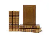 Histoire de l'admirable Don Quichotte de la Manche. by Cervantes, 6 frontispices gravés à l'eau-forte d'après Devéria., sold Sep 2026