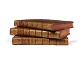 Œuvres diverses by Fontenelle, 3 vol. in-folio (36,7 x 23,5 cm) veau fauve, trois filets à froid en encadrement sur les plats, dos à nerfs orné de moti, sold Sep 2026