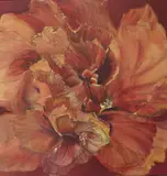 Untitled by Helen Lucas, acrylic on canvas, sold Oct 2016