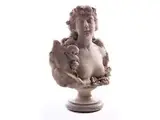 Portrait-büste Einer Frau als Flora by Giulio Monteverde, marble, sold Jul 2015