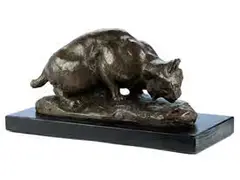 Luchs by Edward Keymes, bronze, offered Sep 2017