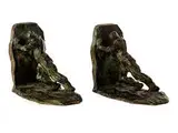 Arbeiter als Buchstützen by Victor Demanet, bronze, sold Jul 2015