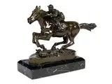 Untitled by Tischskulptur eines Reiters im Galopp, bronze, offered Dec 2015