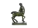 Untitled by verkleinerte Kopie nach einem hellenistischen Original Bronzeskulptur „Gefesselter Zentaur“, bronze, sold Jun 2024
