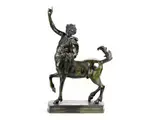 Untitled by verkleinerte Kopie nach einem hellenistischen Original Bronzeskulptur „Junger Kentaur mit dem Vlies“, bronze, sold Jun 2024