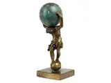 Untitled by Atlas mit Weltkugel, bronze, sold Apr 2016