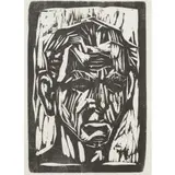 Selbstbildnis by Otto Dix, 1960, woodcut, sold Jun 2024