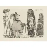 La celestine by Pablo Picasso, 1971, etching, sold Jun 2024