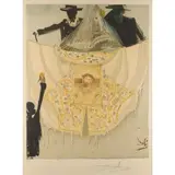 Parodie auf micaela by Salvador Dalí, color lithograph, sold Jun 2024