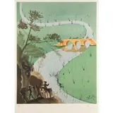 Die schmuggler by Salvador Dalí, color lithograph, sold Jun 2024