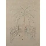 Das erste treffen by Salvador Dalí, 1975, drypoint, sold Jun 2024