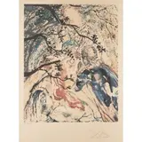 Les amoureux by Salvador Dalí, 1979, color lithograph, sold Jun 2024