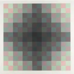 Relations - couleurs by Hugo Rodolfo Demarco, color screenprint, sold Jun 2024
