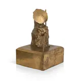 Man on Moon by Himmat Shah, Bronze, sold Jun 2024