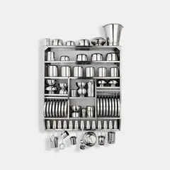 Curry 2 (2) by Subodh Gupta, Stainless steel, sold Jun 2024