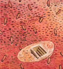 Untitled by G.R. Iranna, Oil on canvas, sold Jun 2024