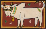 Untitled by Jamini Roy, Tempera on board, sold Mar 2024