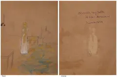 Untitled by Amrita Sher-Gil, 1924, Watercolour and pencil on paper, sold Mar 2024