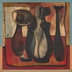 Untitled by Sadanand Bakre, Oil on canvas, sold Mar 2024