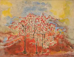 Pollution by Sadanand Bakre, Oil on canvas, sold Mar 2024